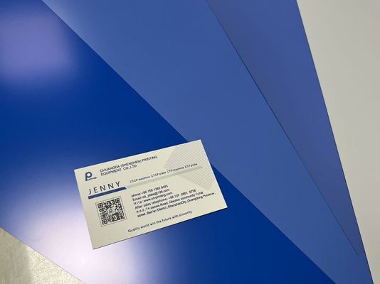 110-130 এমজি/সিএম2 এক্সপোজার এনার্জি তাপীয় সিটিপি প্লেট 25±5 সেকেন্ডের জন্য বিকাশের সময়