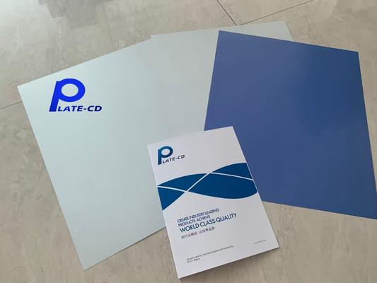 22-25s উত্পাদন সময় এবং 100,000-200,000 ছাপ চালানোর দৈর্ঘ্য সঙ্গে প্রক্রিয়াহীন CTP প্লেট যে কোন তাপীয় প্লেটসেটারের জন্য